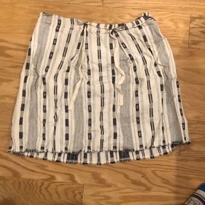 Madewell Tie Mini Skirt